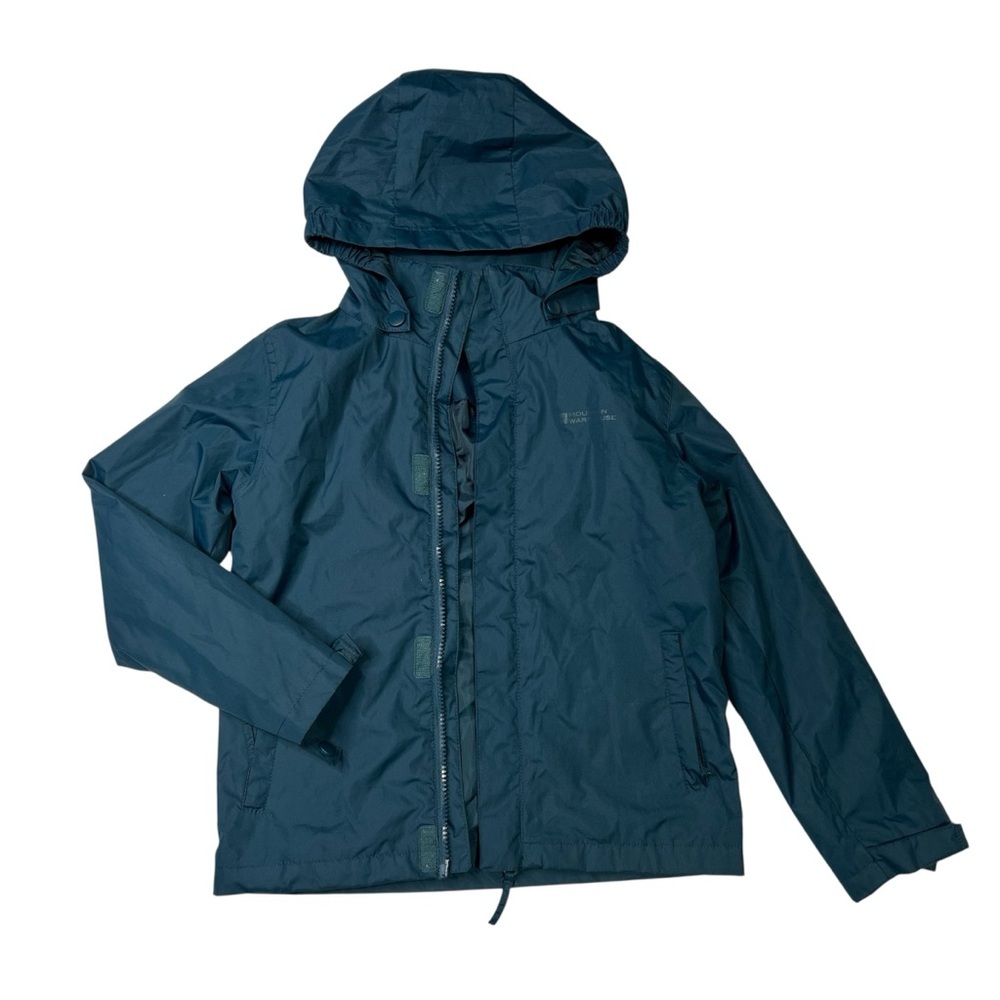 Mountain Hardwear Kids Teal Raincoat Fall Spring Jacket Forrest‎ Green